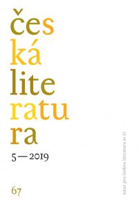 Česká literatura 67, 2019/5