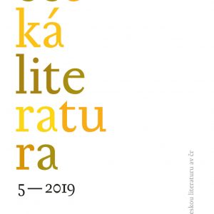 Česká literatura 5 – 2019