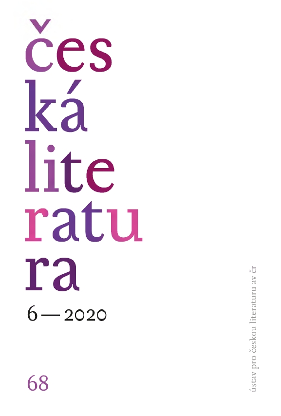Česká literatura 68, 2020/6