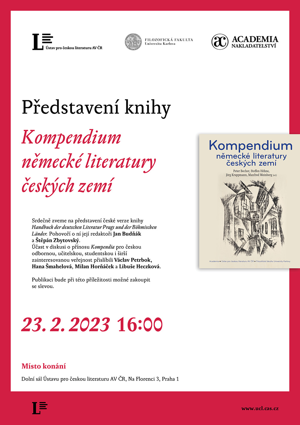 představení Kompendia německé literatury v českých zemích